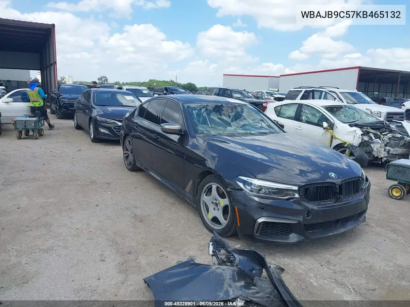 2019 BMW M550I xDrive VIN: WBAJB9C57KB465132 Lot: 45328901