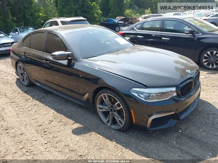 2019 BMW M550I xDrive VIN: WBAJB9C59KB289054 Lot: 45618138