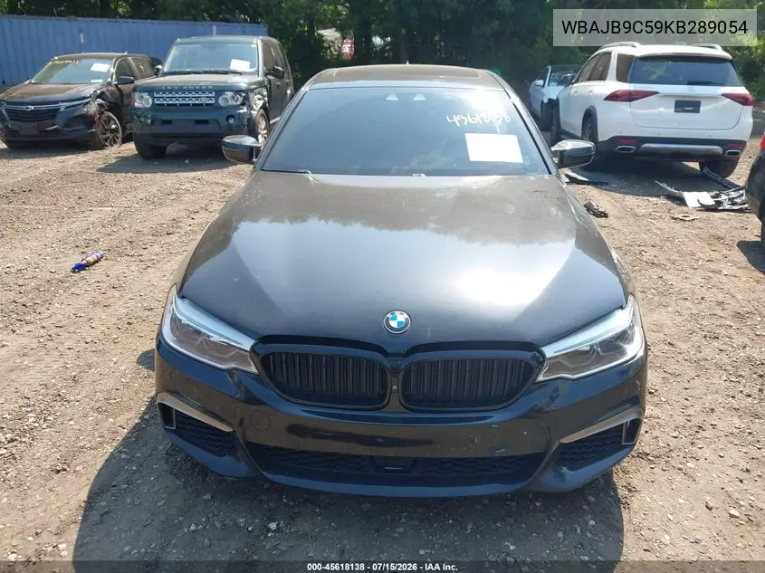 2019 BMW M550I xDrive VIN: WBAJB9C59KB289054 Lot: 45618138