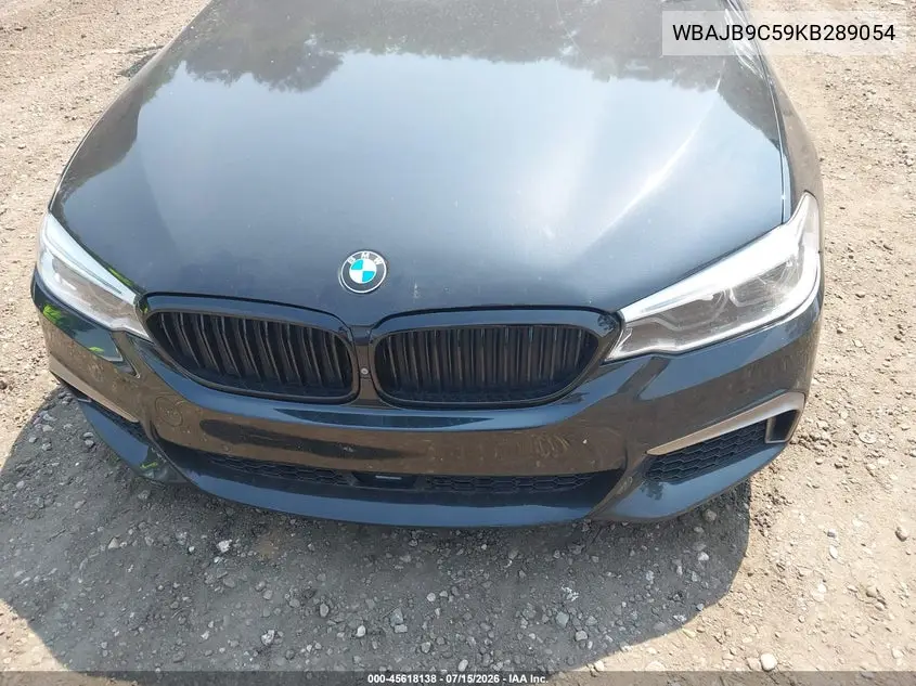 2019 BMW M550I xDrive VIN: WBAJB9C59KB289054 Lot: 45618138