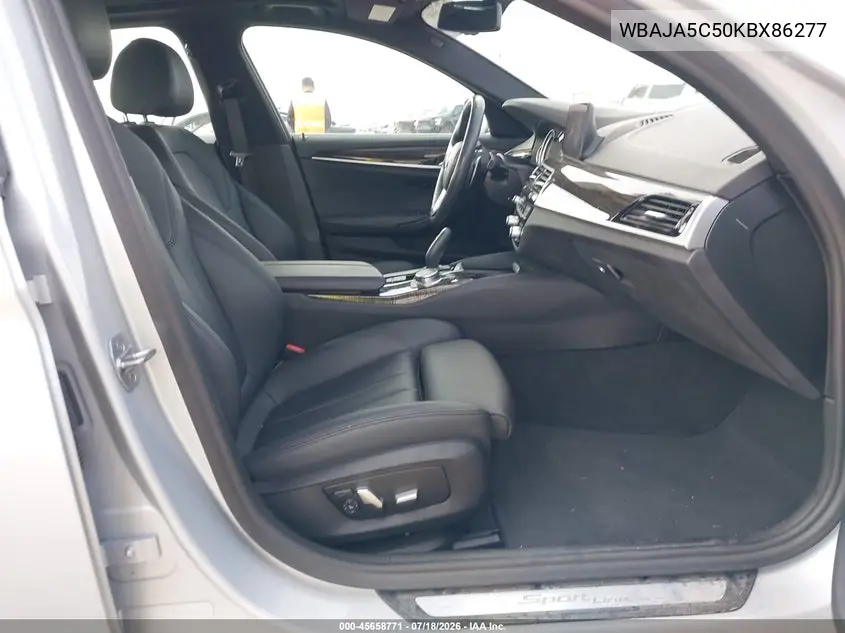 2019 BMW 530I VIN: WBAJA5C50KBX86277 Lot: 45658771