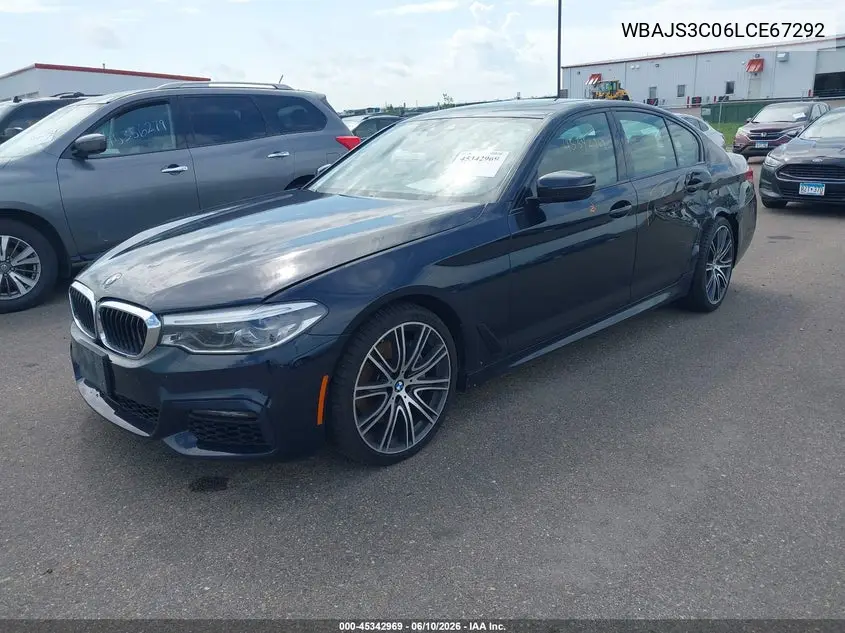 2020 BMW 540I xDrive VIN: WBAJS3C06LCE67292 Lot: 45342969