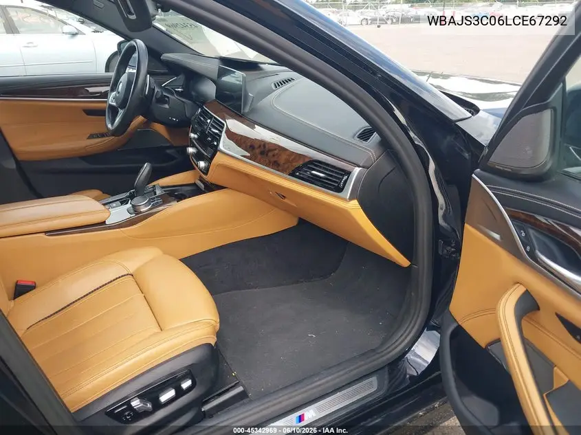 2020 BMW 540I xDrive VIN: WBAJS3C06LCE67292 Lot: 45342969