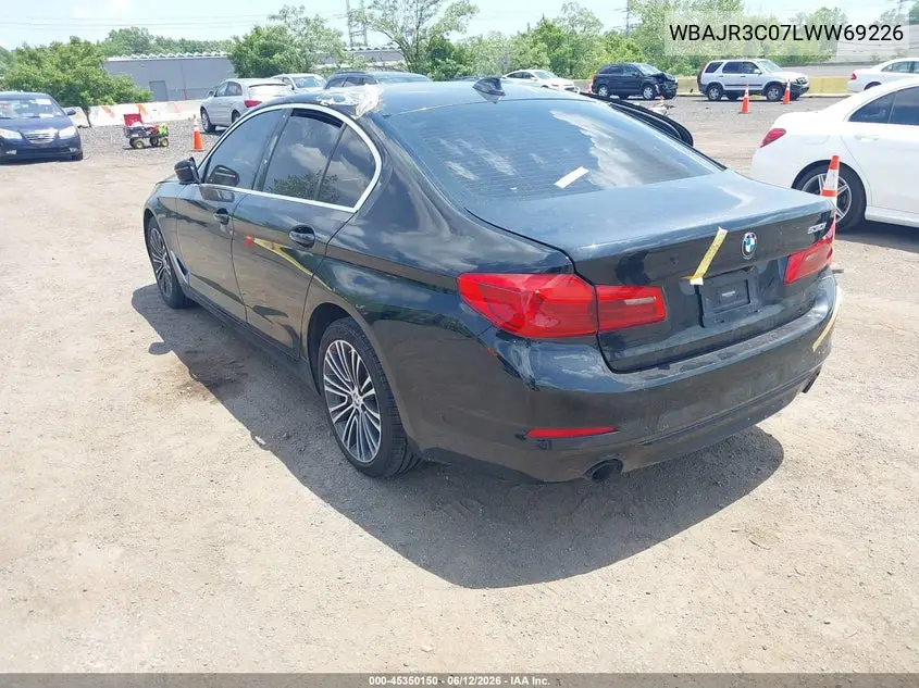 2020 BMW 530I VIN: WBAJR3C07LWW69226 Lot: 45350150
