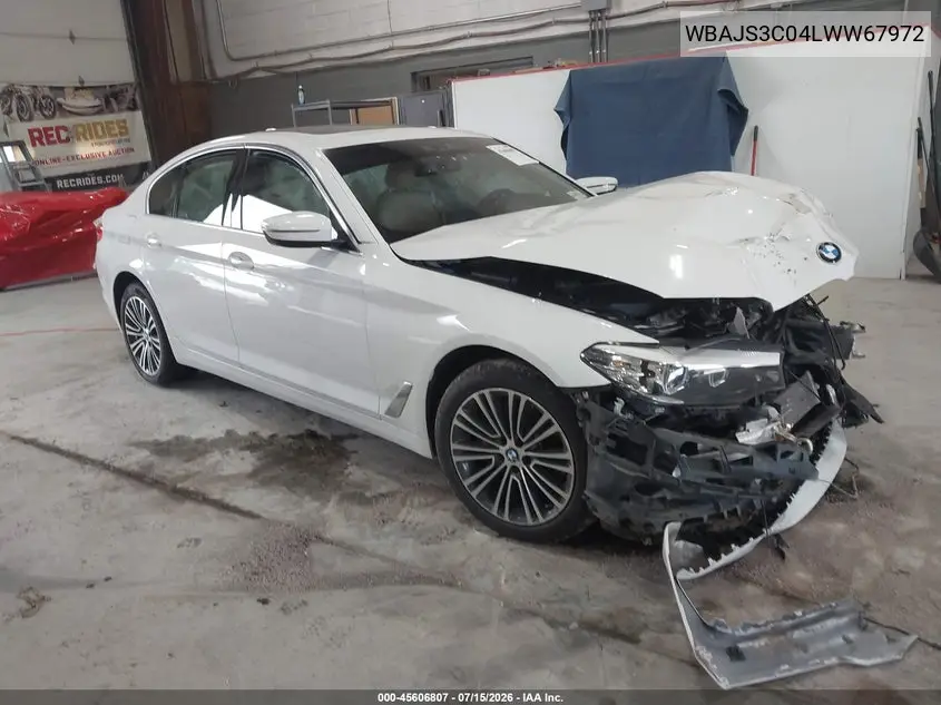 2020 BMW 540I xDrive VIN: WBAJS3C04LWW67972 Lot: 45606807