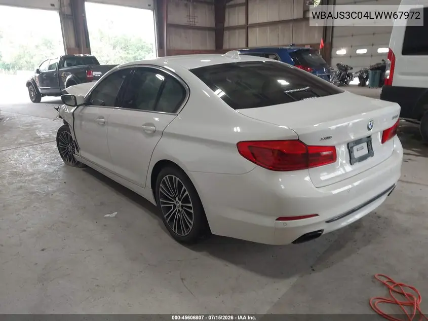 2020 BMW 540I xDrive VIN: WBAJS3C04LWW67972 Lot: 45606807