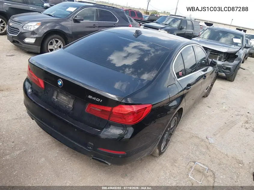 2020 BMW 540I VIN: WBAJS1C03LCD87288 Lot: 45645355