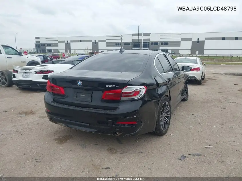 2020 BMW 5 Series 530E Iperformance VIN: WBAJA9C05LCD48798 Lot: 45663979