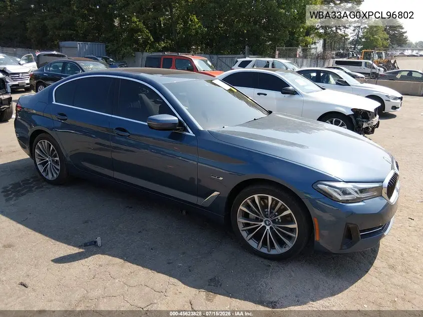 2023 BMW 530E xDrive VIN: WBA33AG0XPCL96802 Lot: 45623828