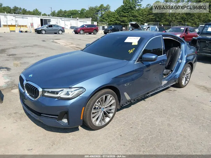 2023 BMW 530E xDrive VIN: WBA33AG0XPCL96802 Lot: 45623828