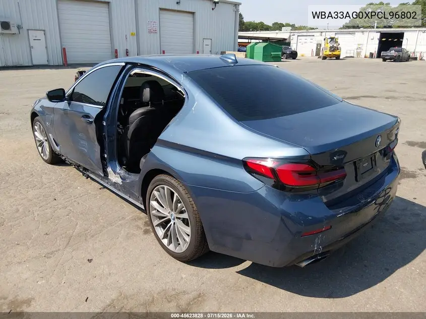 2023 BMW 530E xDrive VIN: WBA33AG0XPCL96802 Lot: 45623828