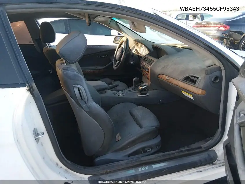 2005 BMW 645Ci VIN: WBAEH73455CF95343 Lot: 44362787