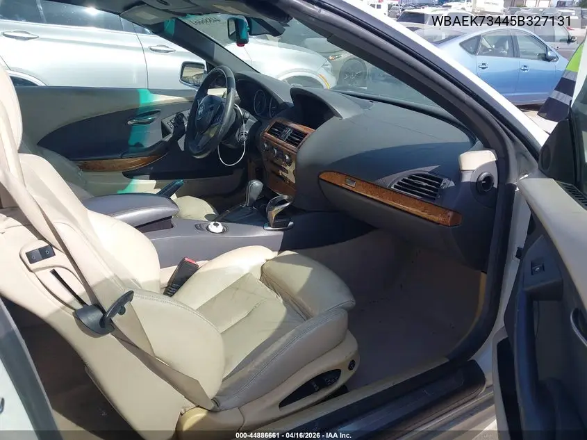 2005 BMW 645Ci VIN: WBAEK73445B327131 Lot: 44886661