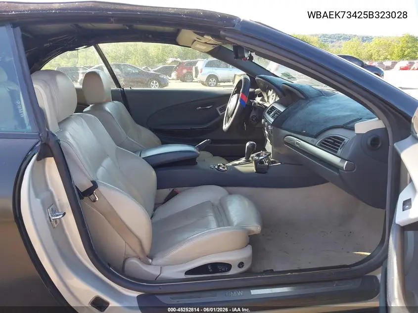 2005 BMW 645Ci VIN: WBAEK73425B323028 Lot: 45252814