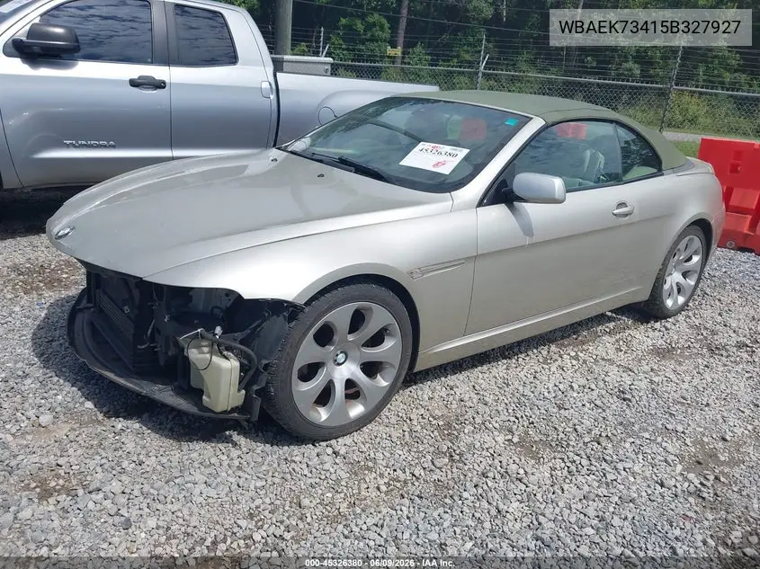 2005 BMW 645Ci VIN: WBAEK73415B327927 Lot: 45326380