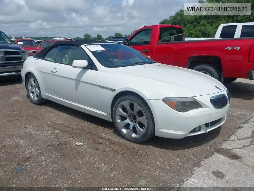 2005 BMW 645Ci VIN: WBAEK73485B328623 Lot: 45438631