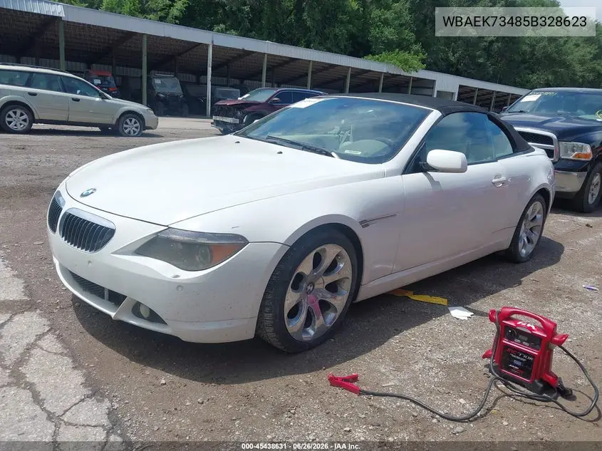 2005 BMW 645Ci VIN: WBAEK73485B328623 Lot: 45438631