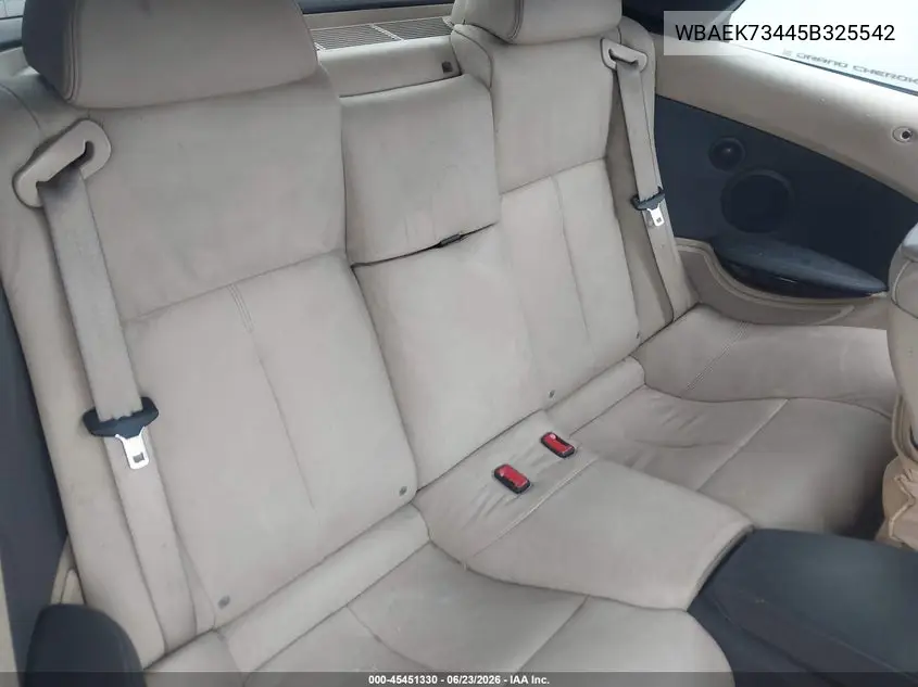 2005 BMW 645Ci VIN: WBAEK73445B325542 Lot: 45451330