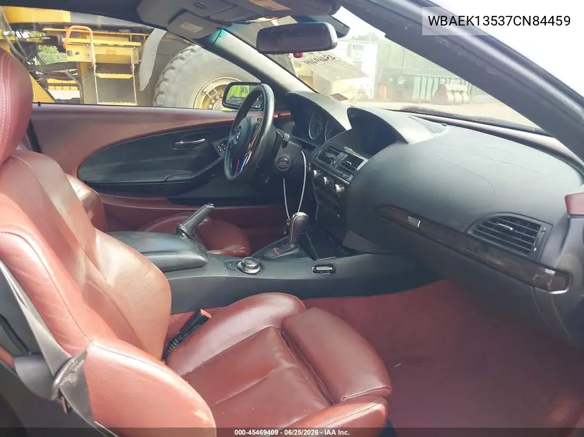 2007 BMW 650I VIN: WBAEK13537CN84459 Lot: 45469409