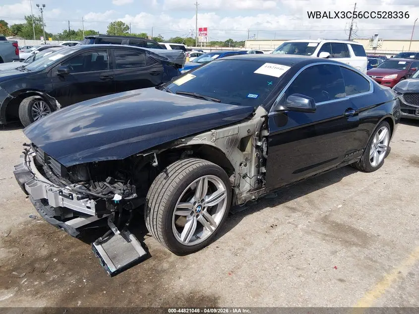2012 BMW 650I VIN: WBALX3C56CC528336 Lot: 44821046