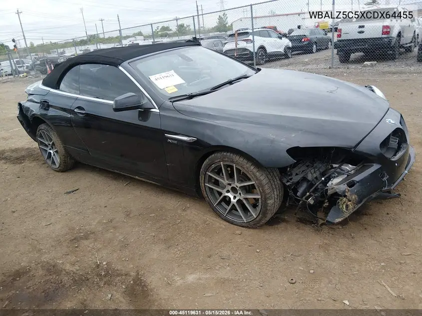 2012 BMW 650I xDrive VIN: WBALZ5C5XCDX64455 Lot: 45119631