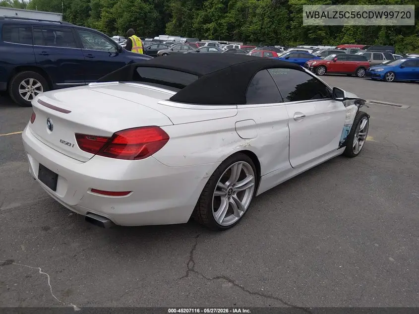2012 BMW 650I xDrive VIN: WBALZ5C56CDW99720 Lot: 45207116