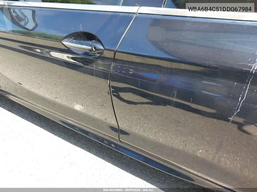 2013 BMW 650I Gran Coupe xDrive VIN: WBA6B4C51DDG67984 Lot: 45345965