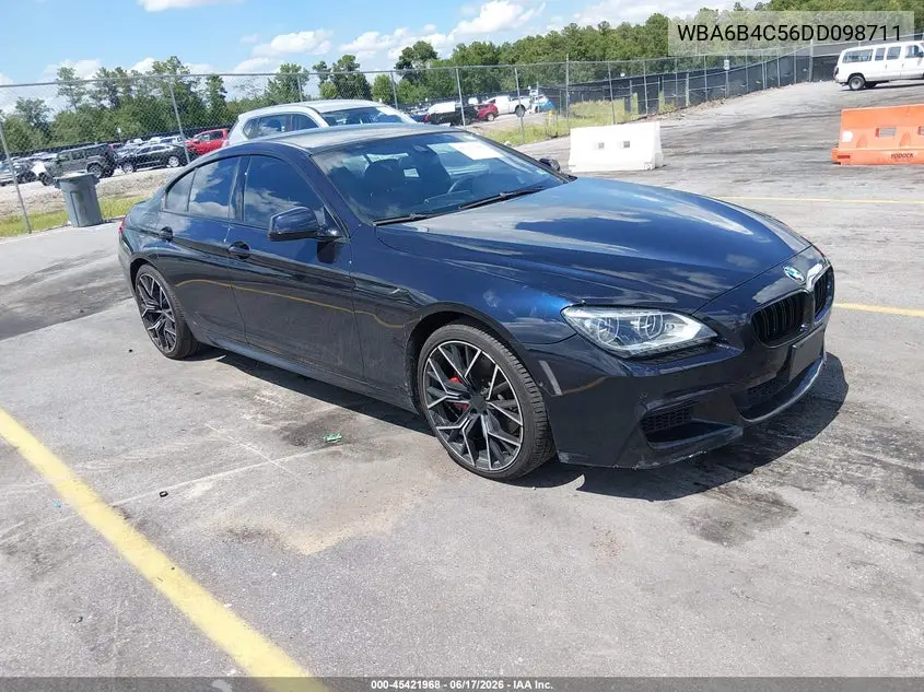2013 BMW 650I Gran Coupe xDrive VIN: WBA6B4C56DD098711 Lot: 45421968