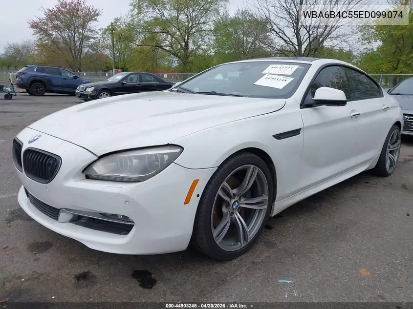 2014 BMW 650I Gran Coupe xDrive VIN: WBA6B4C55ED099074 Lot: 44903248