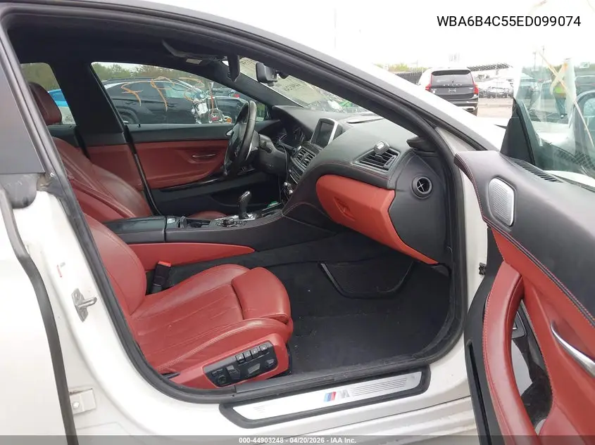 2014 BMW 650I Gran Coupe xDrive VIN: WBA6B4C55ED099074 Lot: 44903248