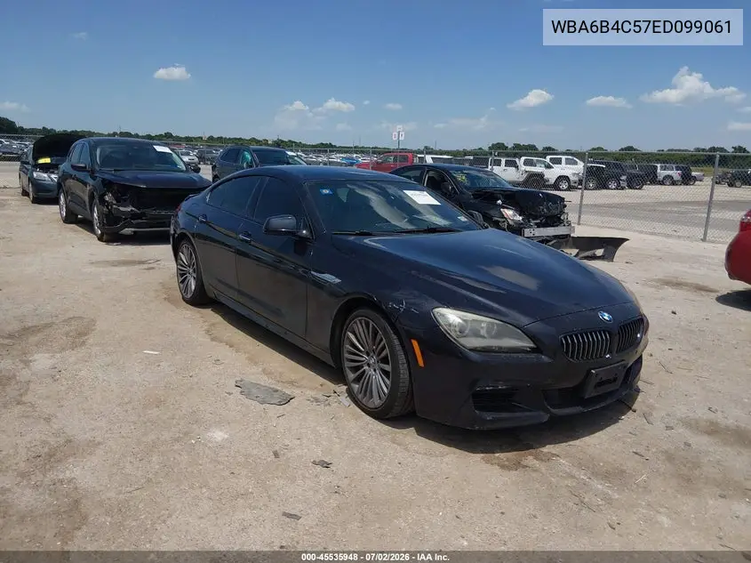2014 BMW 650I Gran Coupe xDrive VIN: WBA6B4C57ED099061 Lot: 45535948