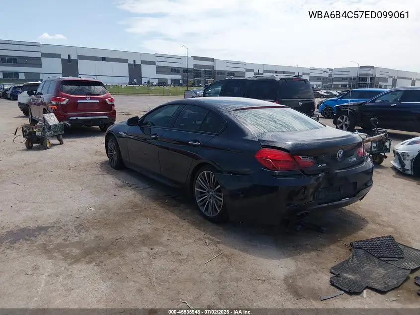 2014 BMW 650I Gran Coupe xDrive VIN: WBA6B4C57ED099061 Lot: 45535948