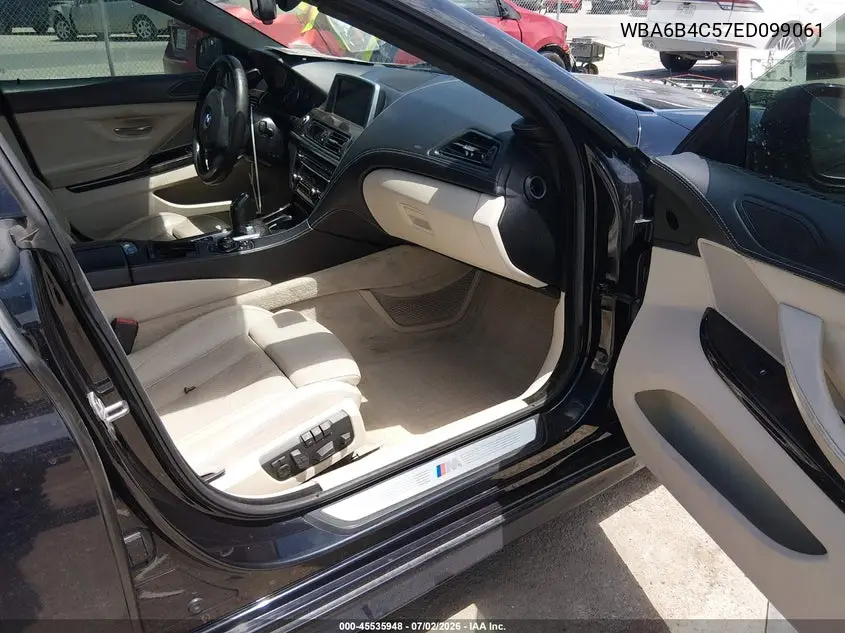 2014 BMW 650I Gran Coupe xDrive VIN: WBA6B4C57ED099061 Lot: 45535948