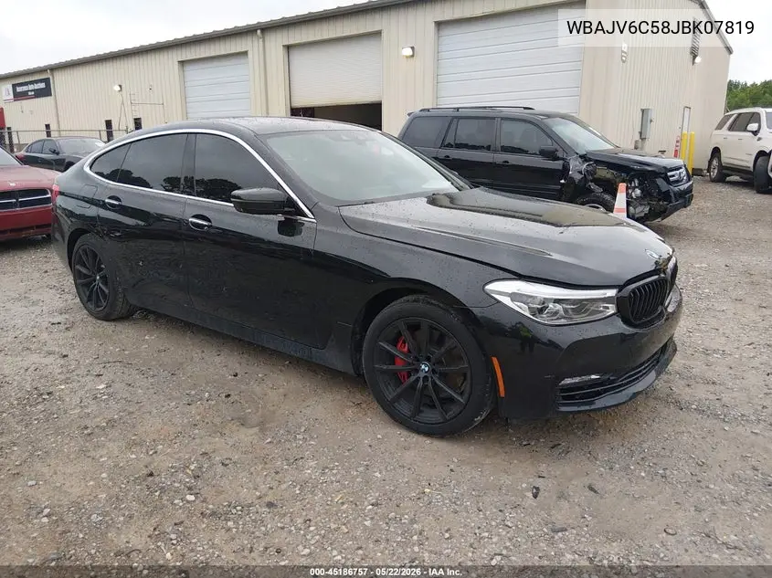 2018 BMW 640I Gran Turismo xDrive VIN: WBAJV6C58JBK07819 Lot: 45186757