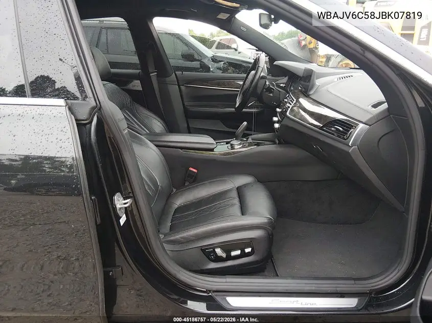 2018 BMW 640I Gran Turismo xDrive VIN: WBAJV6C58JBK07819 Lot: 45186757