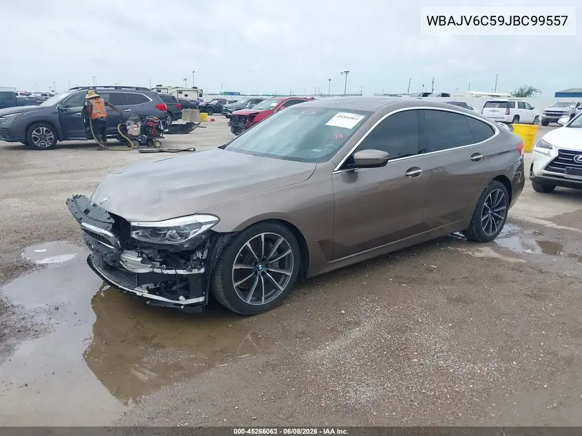 2018 BMW 640I Gran Turismo xDrive VIN: WBAJV6C59JBC99557 Lot: 45266063