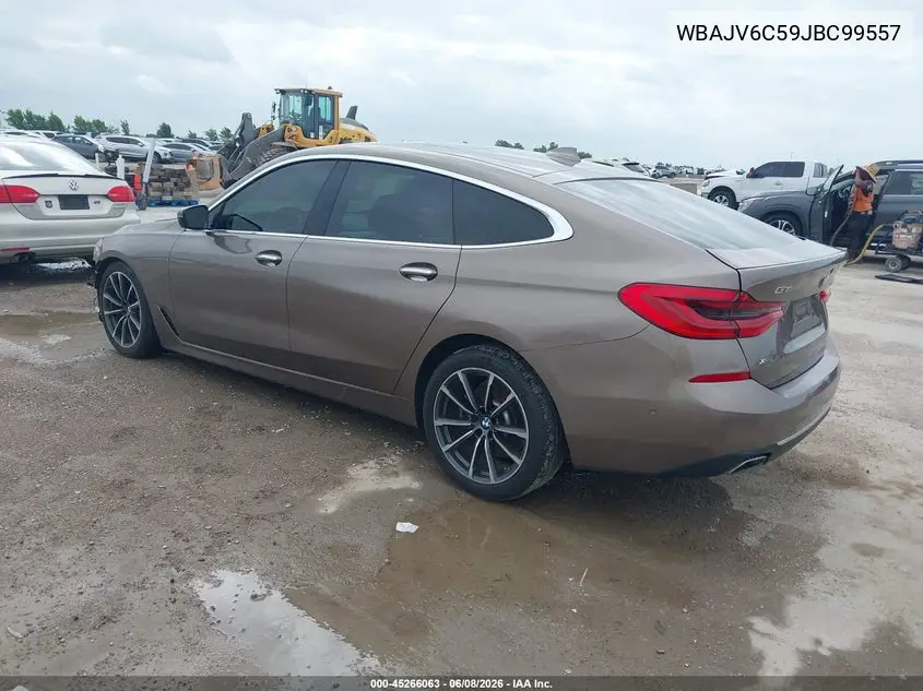 2018 BMW 640I Gran Turismo xDrive VIN: WBAJV6C59JBC99557 Lot: 45266063