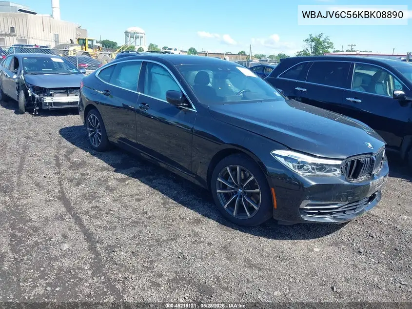 2019 BMW 640I Gran Turismo xDrive VIN: WBAJV6C56KBK08890 Lot: 45219121