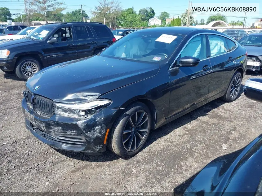2019 BMW 640I Gran Turismo xDrive VIN: WBAJV6C56KBK08890 Lot: 45219121