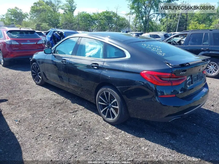 2019 BMW 640I Gran Turismo xDrive VIN: WBAJV6C56KBK08890 Lot: 45219121