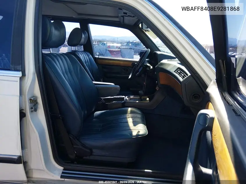 1984 BMW 733 I Automatic VIN: WBAFF8408E9281868 Lot: 45301841