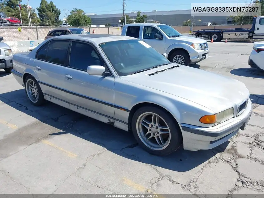 1999 BMW 740Ia VIN: WBAGG8335XDN75287 Lot: 45448182