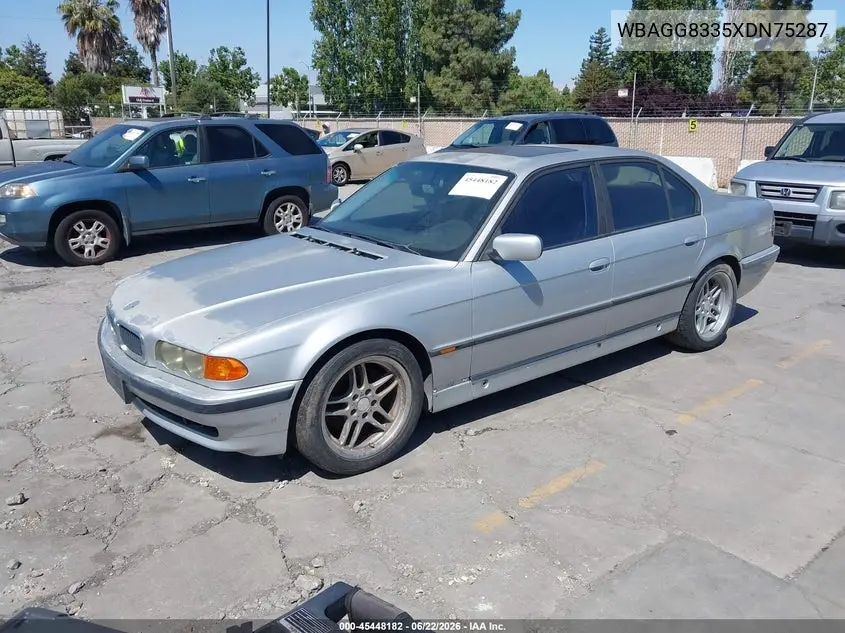 1999 BMW 740Ia VIN: WBAGG8335XDN75287 Lot: 45448182