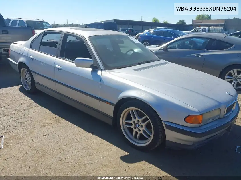1999 BMW 740Ia VIN: WBAGG8338XDN75204 Lot: 45462647
