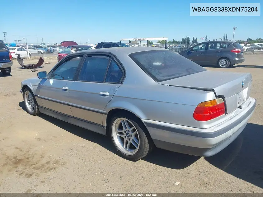 1999 BMW 740Ia VIN: WBAGG8338XDN75204 Lot: 45462647