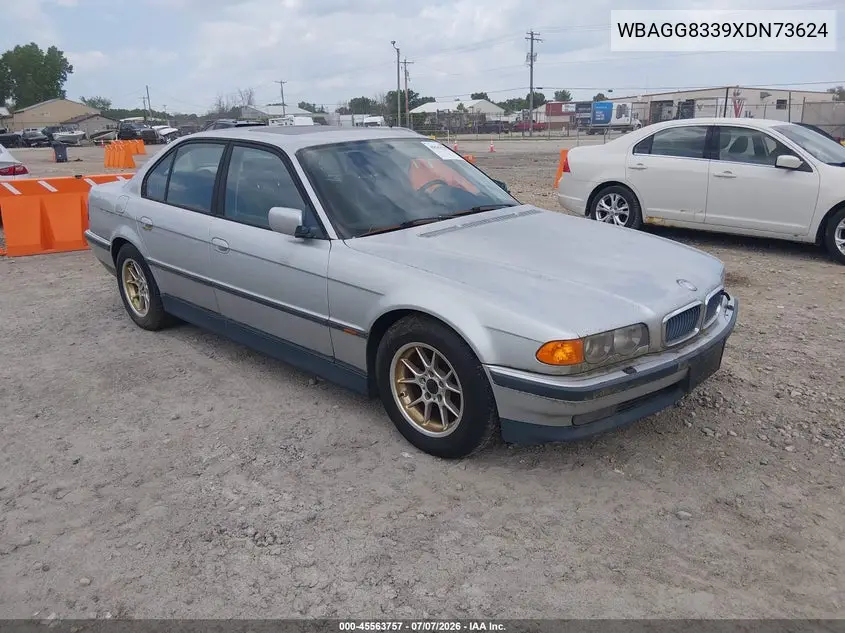 1999 BMW 740Ia VIN: WBAGG8339XDN73624 Lot: 45563757