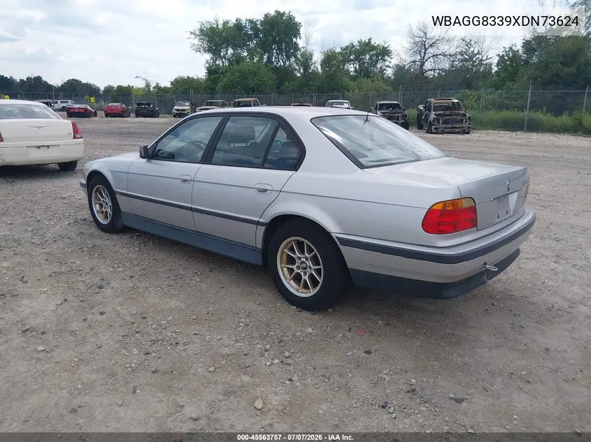 1999 BMW 740Ia VIN: WBAGG8339XDN73624 Lot: 45563757