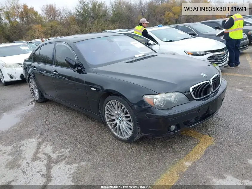 WBAHN835X8DT81691 2008 BMW 750Li