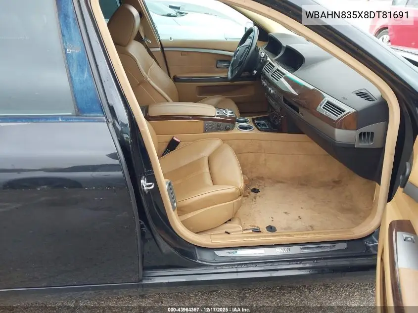 WBAHN835X8DT81691 2008 BMW 750Li