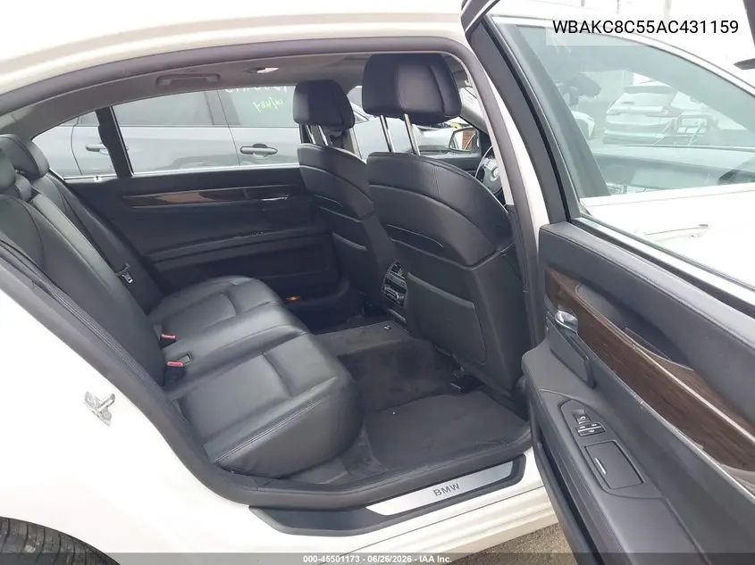 2010 BMW 750Li xDrive VIN: WBAKC8C55AC431159 Lot: 45501173